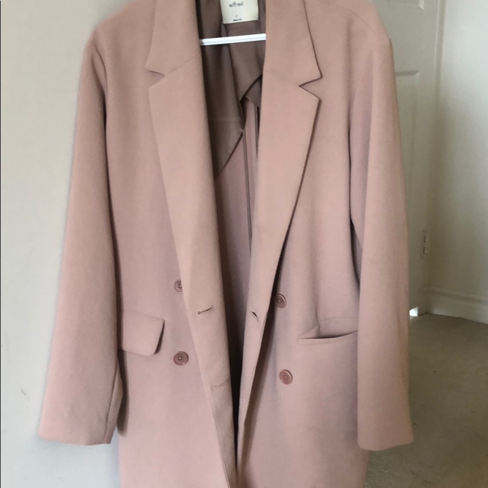 Wilfred- baby pink blazer